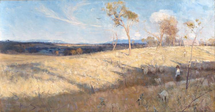 Arthur streeton Golden Summer,Eaglemont (nn02)